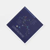 Serviette En Papier Centaurus de constellation de l'hémisphère Sud (Coin)