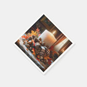 Serviette En Papier Centerpiece de bougie de Thanksgiving (Coin)
