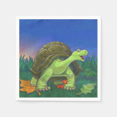 Serviette En Papier Centre de la fête de Tortoise (Devant)