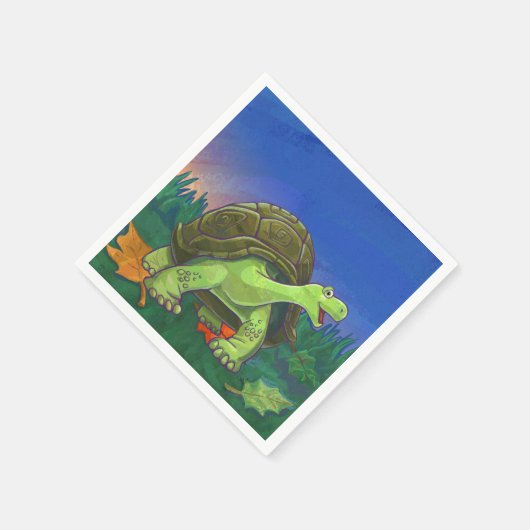 Serviette En Papier Centre de la fête de Tortoise (Coin)