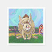 Serviette En Papier Centre de la fête du lapin (Devant)