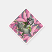 Serviette En Papier Ceramic Chimp Napkin (Coin)