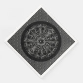 Serviette En Papier Céramique noir (Coin)