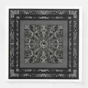 Serviette En Papier Céramique noir