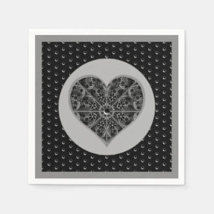 Serviette En Papier Céramique noir
