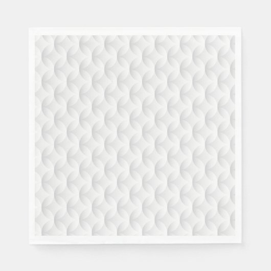 Serviette En Papier Cercle blanc en relief (Devant)