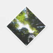 Serviette En Papier Cercle de séquoias au parc national Redwood (Coin)