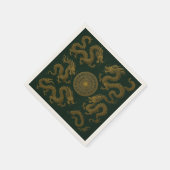 Serviette En Papier Cercle des serviettes de dragons (Coin)