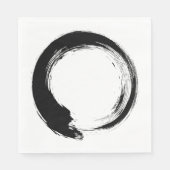Serviette En Papier Cercle Zen Enso (Devant)