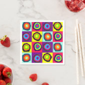 Serviette En Papier cercles (En situation)