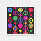 Serviette En Papier Cercles de conception (Devant)