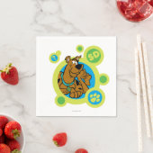 Serviette En Papier Cercles Scooby-Doo SD Badge (En situation)