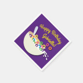 Serviette En Papier Cereal Bowl Enfants Slepover Anniversaire fête mig (Coin)