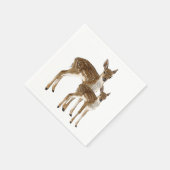 Serviette En Papier Cerf (Coin)