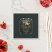 SERVIETTE EN PAPIER CERF – COLLECTION CHASSE  (En situation)