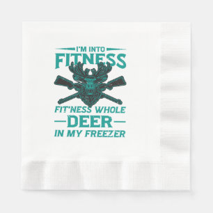 Serviette En Papier Cerf Dans Mon Congélateur - amateur de chasse