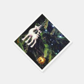 Serviette En Papier Cerf sur un arbre (Coin)