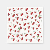 Serviette En Papier Cerise (Devant)