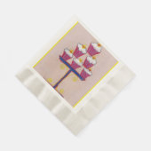 Serviette En Papier Cerise Cupcake Art rose Imprimer Naples (Coin)
