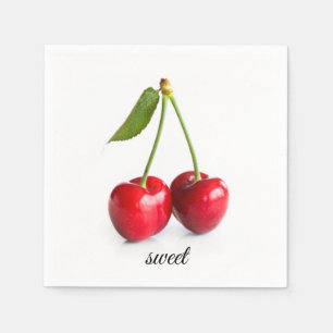 Serviette En Papier Cerise douce