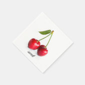 Serviette En Papier Cerise douce (Coin)
