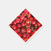 Serviette En Papier Cerise douce (Coin)