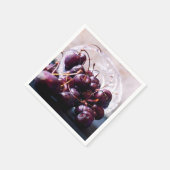 Serviette En Papier Cerises (Coin)