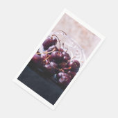 Serviette En Papier Cerises (Coin)