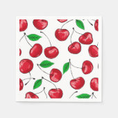 Serviette En Papier Cerises (Devant)