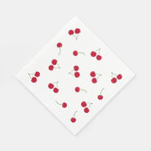 Serviette En Papier Cerises Cerises (Coin)
