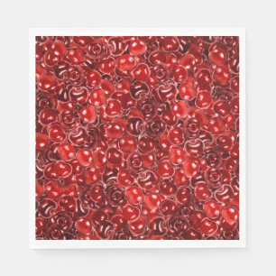 Serviette En Papier Cerises sucrées