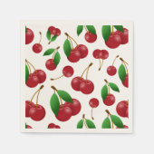 Serviette En Papier cerises sucrées en été (Devant)