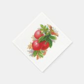 Serviette En Papier Cerises vintages (Coin)
