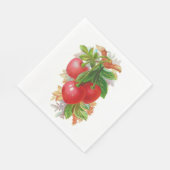 Serviette En Papier Cerises vintages (Coin)