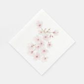 Serviette En Papier Cerisiers en Fleurs (Coin)