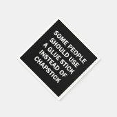 Serviette En Papier Certaines personnes devraient utiliser un bâton de (Coin)