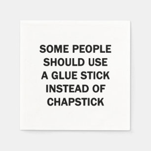 Serviette En Papier Certaines personnes devraient utiliser un bâton de