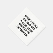 Serviette En Papier Certaines personnes devraient utiliser un bâton de (Coin)