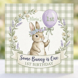 Serviette En Papier Certains Lapin a un an 1er Anniversaire Serviettes