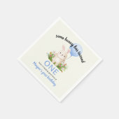 Serviette En Papier Certains Lapins Est Un Simple Mignonne Garçons 1Er (Coin)