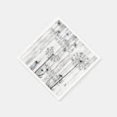 Serviette En Papier Certains Voient Une Mauvaise Herbe (Coin)