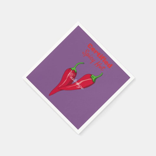 Serviette En Papier Certifié Hot Thunder_Cove épicé (Coin)