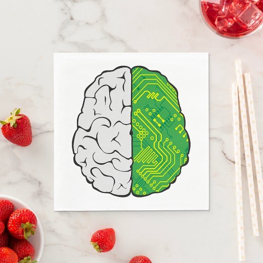 Serviette En Papier Cerveau de la carte mère