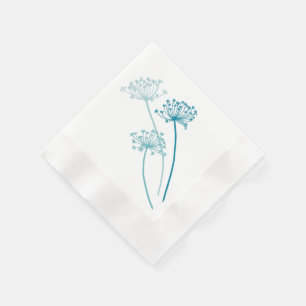 Serviette En Papier cervil mariage / persil vaches poivron papier turq