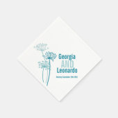 Serviette En Papier cervil mariage / persil vaches poivron papier turq (Coin)