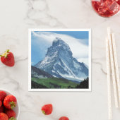 Serviette En Papier Cervin, Alpes (En situation)