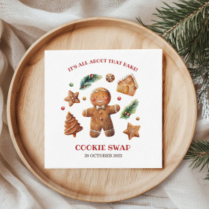 Serviette En Papier C'est à propos de cette échange de biscuits au fou