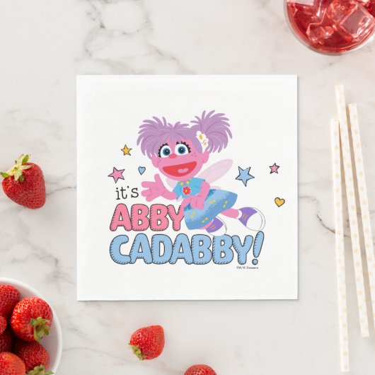 Serviette En Papier C'est Abby Cadabby ! (En situation)