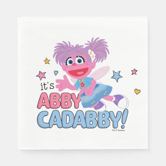 Serviette En Papier C'est Abby Cadabby ! (Devant)