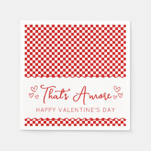 Serviette En Papier C'est Amore ! Italien Heureuse Sainte-Valentin à t